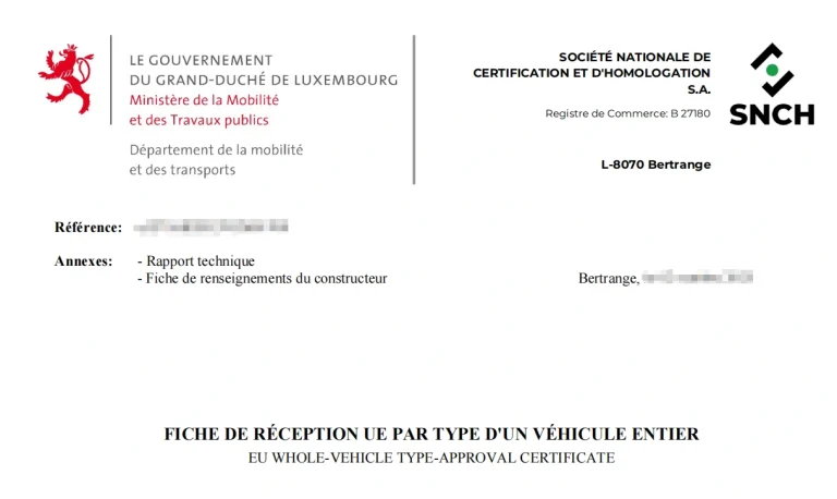 We have gained the Europe market Admission ticket, come to cooperate with Andes Motorcycles owned WVTA Certification